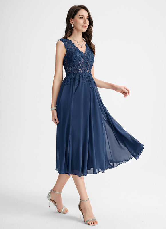 Robe Midi Élégance Nocturne - gallery 3