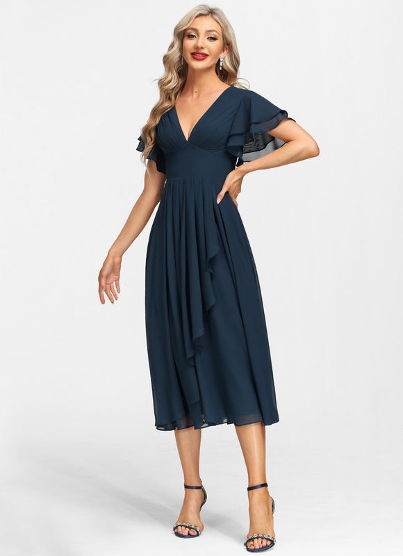 Robe Midi Ombre De Valse - gallery 5