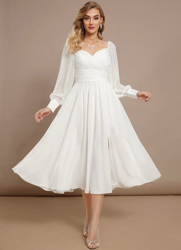 Robe Midi Éthérée Lumineuse - gallery 2