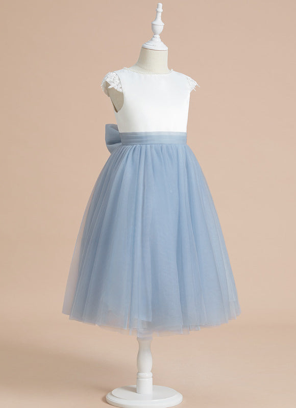 Robe Midi Tulle Bleu Céleste - gallery 3