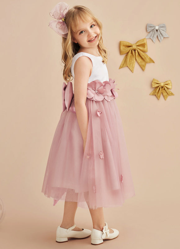 Robe Midi Fleur De Satin - gallery 5