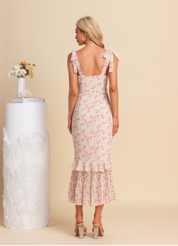 Robe Midi Florale Douce - gallery 2