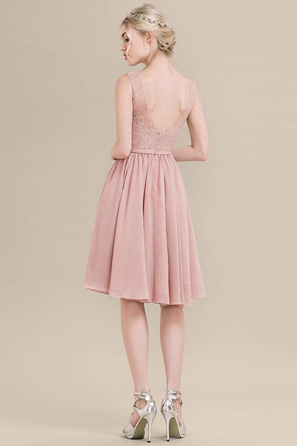 Robe Midi Éclat Rosé - gallery 1