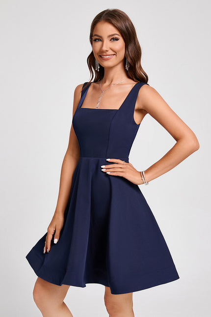 Robe Midi Aline Marine