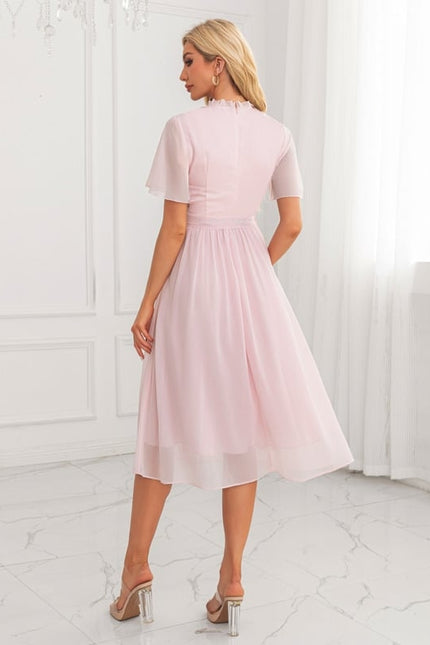 Robe Midi Illusion Florale - gallery 1