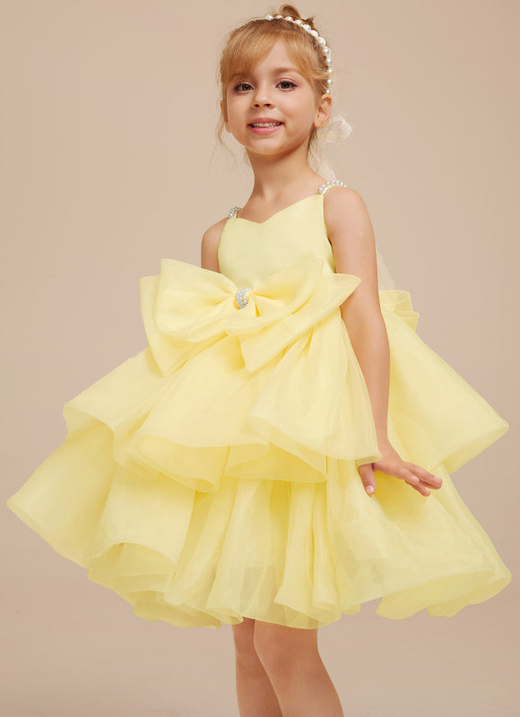 Robe Midi Jaune Volante - gallery 3