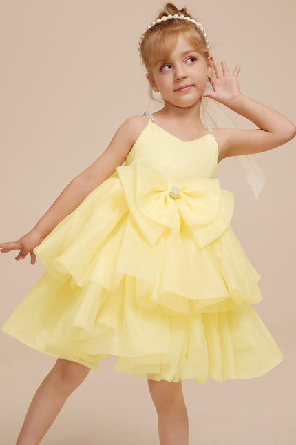 Robe Midi Jaune Volante - gallery 8