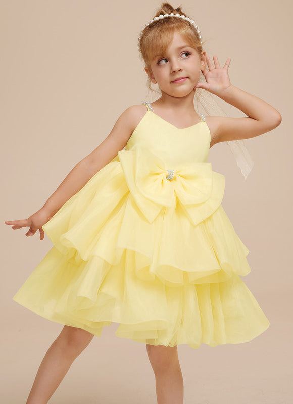 Robe Midi Jaune Volante - gallery 8