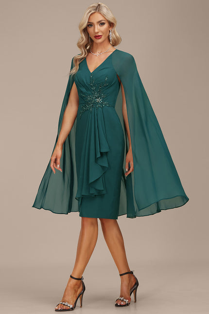 Robe Midi Chiffon Drapée - gallery 5