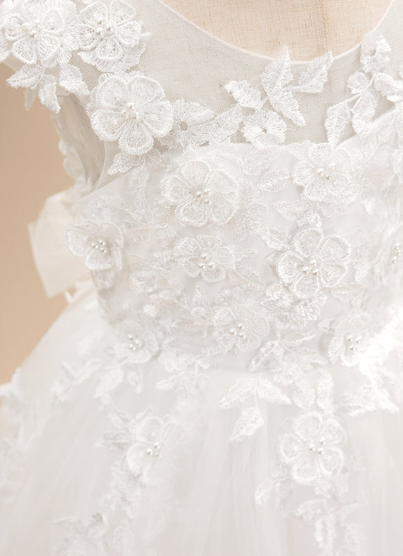 Robe Midi Enfant Évasée Tulle - gallery 7