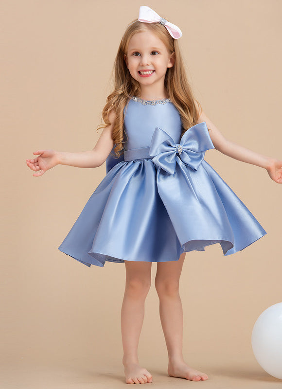 Robe Midi Satinée Volants