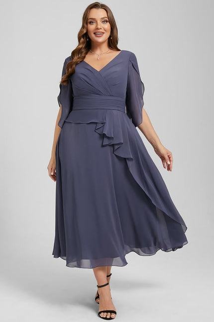 Robe Midi Fluide Élégante - gallery 8