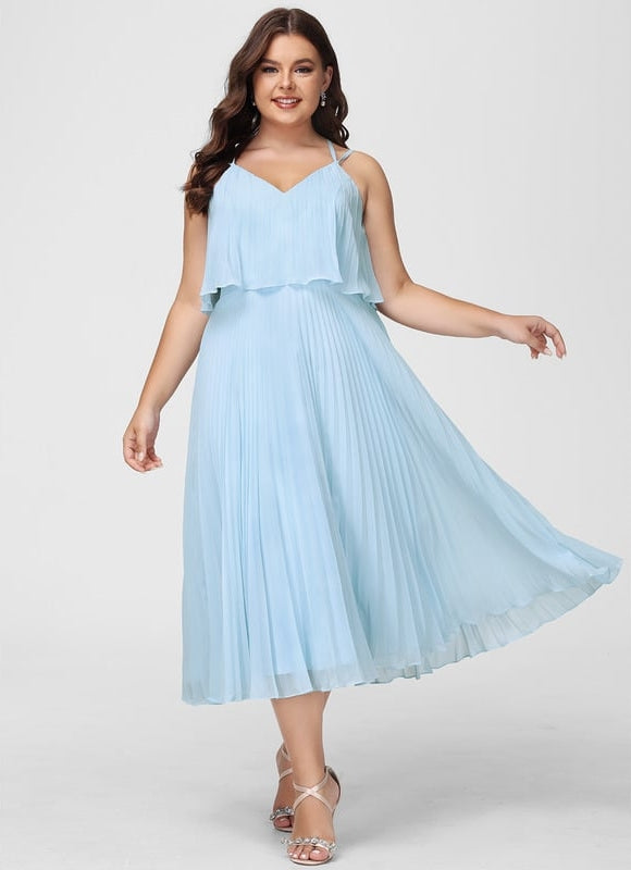 Robe Midi Fluide Grisâtre - gallery 5