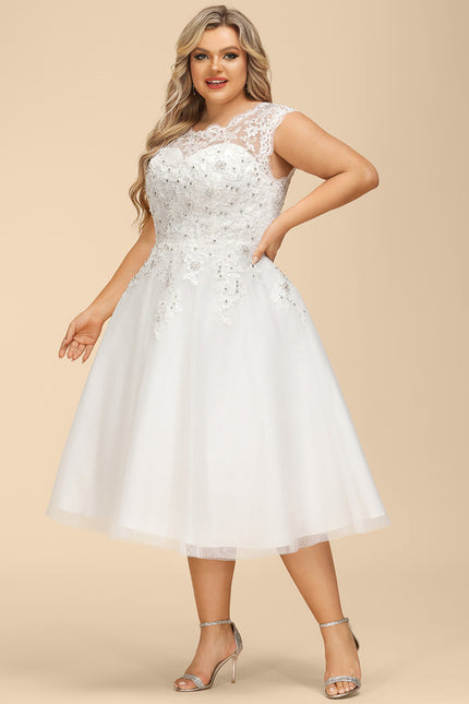 Robe Midi De Mariée Chic - gallery 8