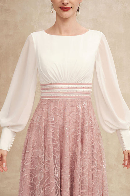 Robe Midi Fleurie Éclatante - gallery 7