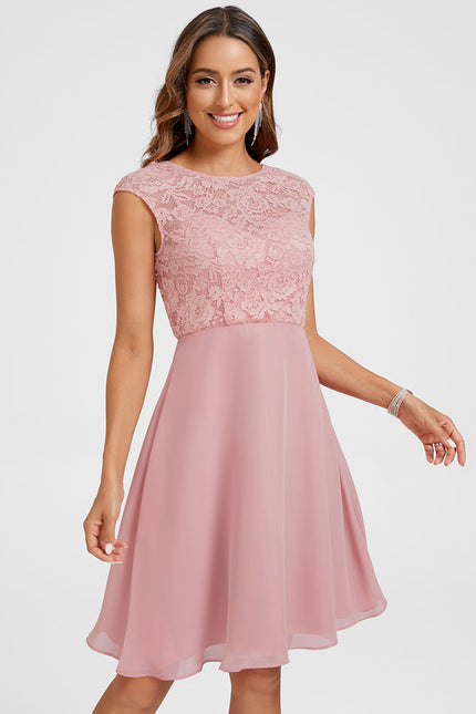 Robe Midi Rose Fluide