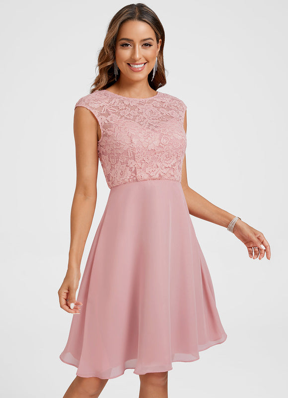 Robe Midi Rose Fluide