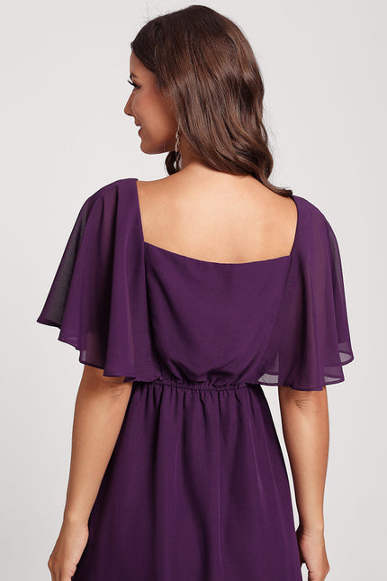 Robe Midi Bleu Nuit Élégante - gallery 3