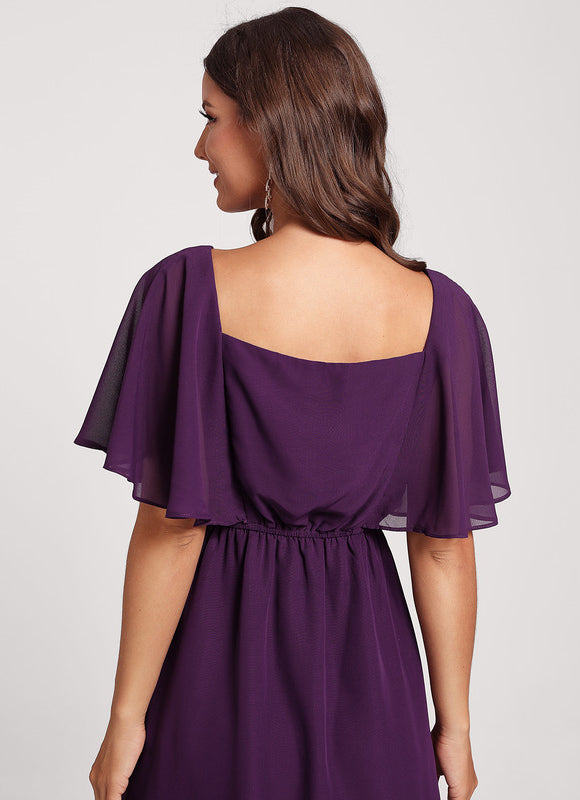 Robe Midi Bleu Nuit Élégante - gallery 3