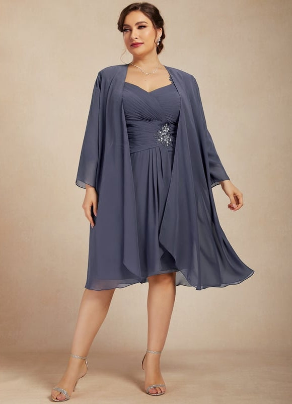 Robe Midi Satin Céleste - gallery 5