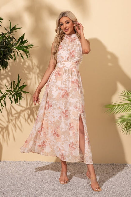 Robe Midi Florale Évasée - gallery 5