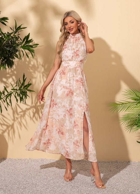Robe Midi Florale Évasée - gallery 5