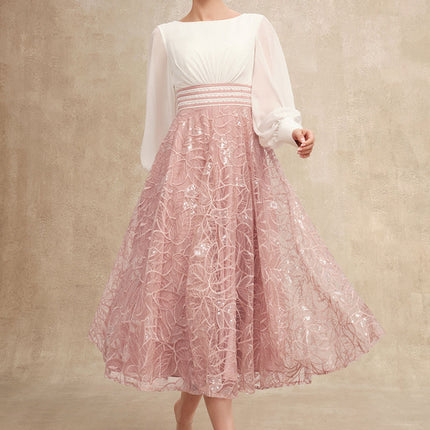 Robe Midi Fleurie Éclatante