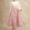 Robe Midi Fleurie Éclatante