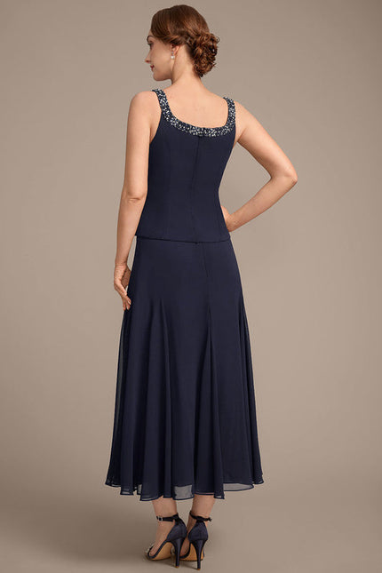 Robe Midi Veste Chic Mousseline - gallery 7