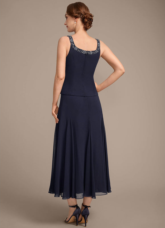 Robe Midi Veste Chic Mousseline - gallery 7