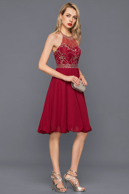 Robe Midi Éclat Rubis - gallery 1