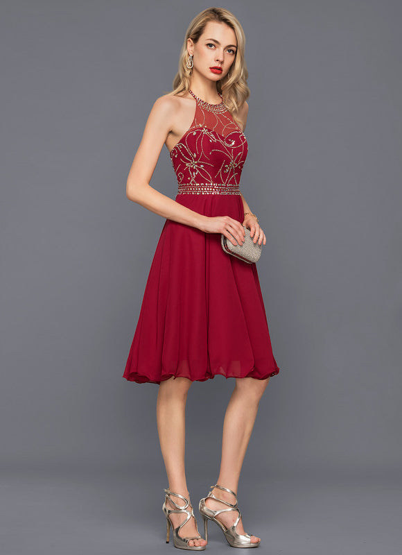 Robe Midi Éclat Rubis - gallery 1
