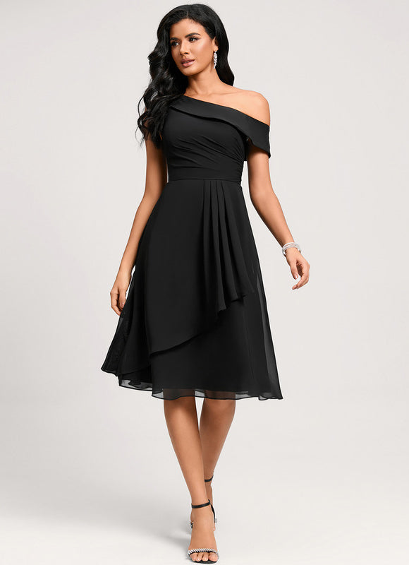 Robe Midi Fluide Asymétrique - gallery 1