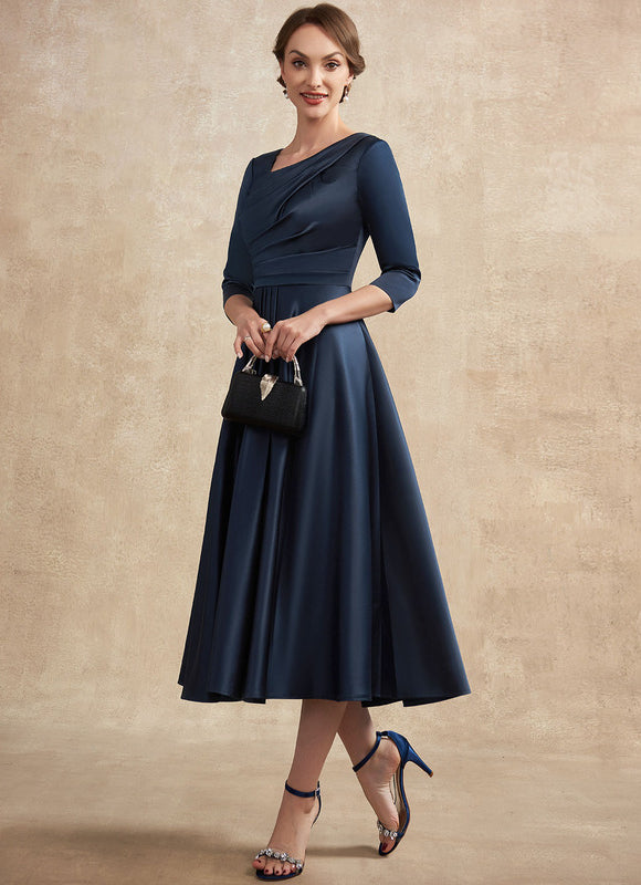 Robe Midi Nuit Satinée - gallery 3