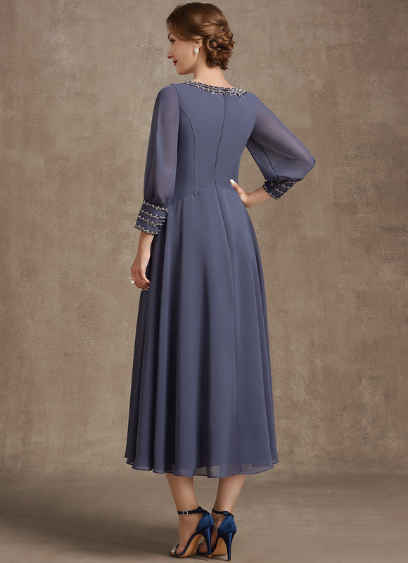 Robe Midi Célébration Éthérée - gallery 6
