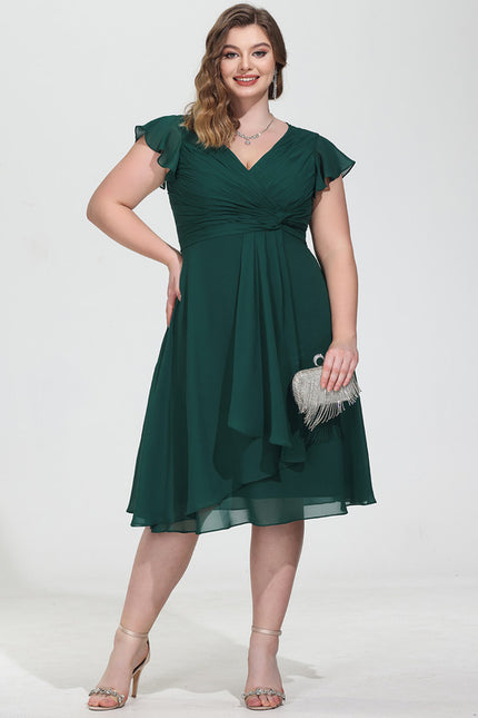 Robe Midi Aérienne Marine - gallery 7