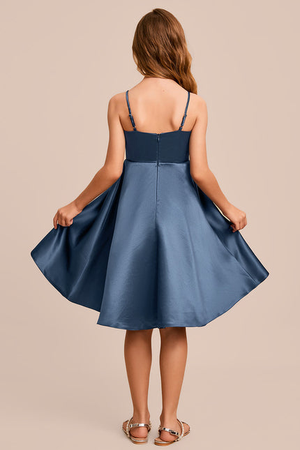 Robe Midi Satin Vert Tendre - gallery 5