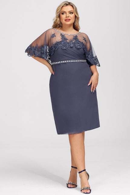 Robe Midi Nuit Marine Chic - gallery 7