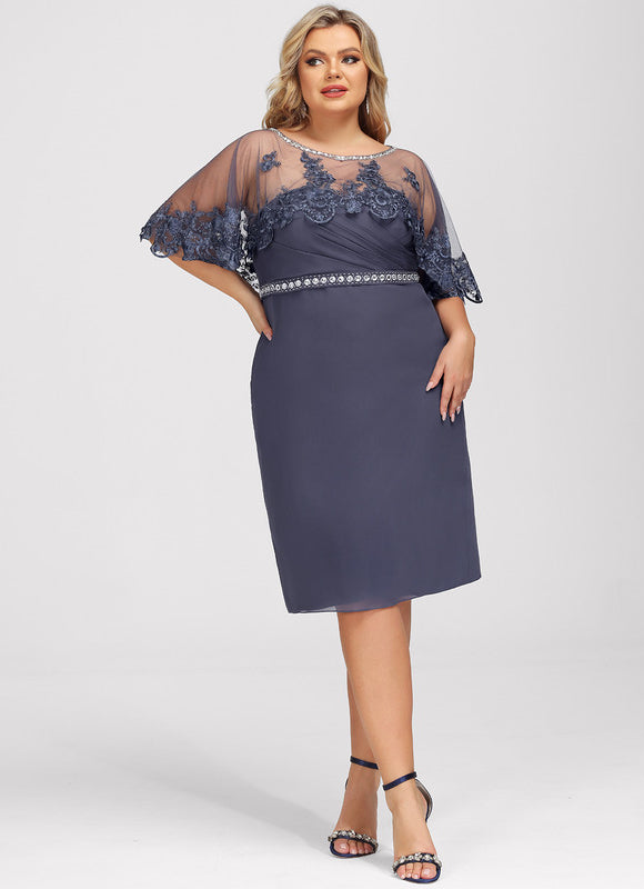 Robe Midi Nuit Marine Chic - gallery 7