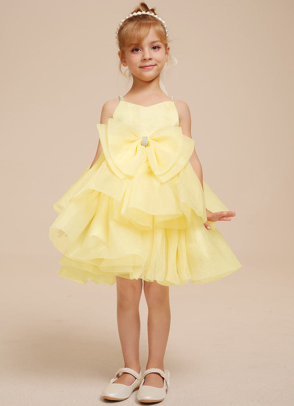 Robe Midi Jaune Volante