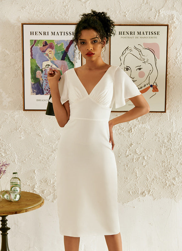 Robe Midi Silhouette Élan - gallery 2