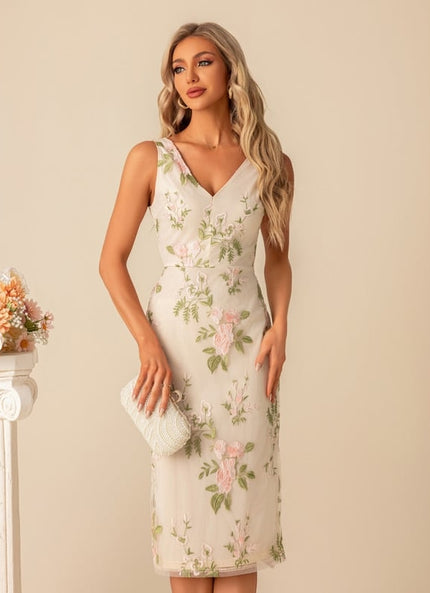 Robe Droite Fluide Midi