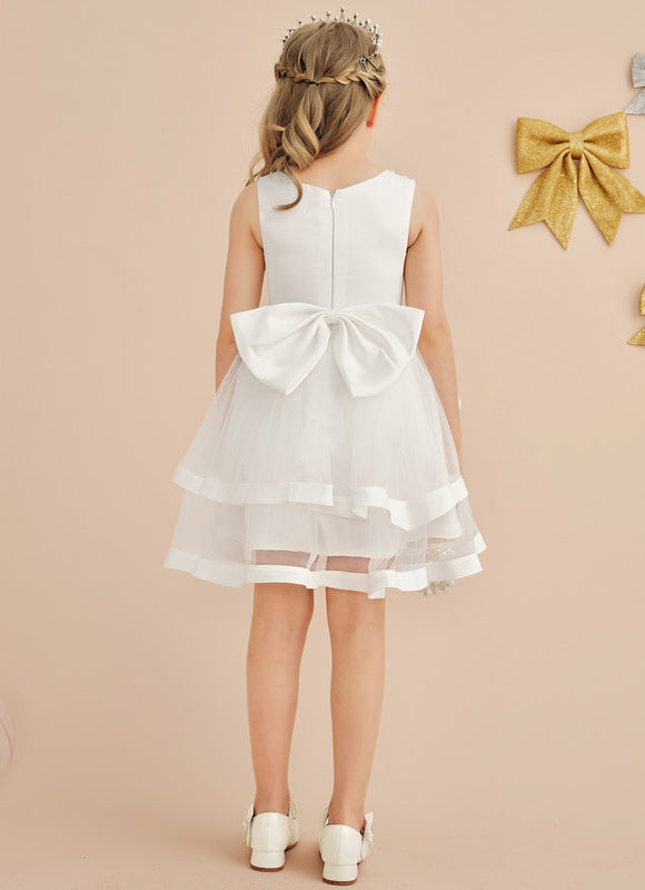 Robe Midi Enfant Satinée - gallery 5