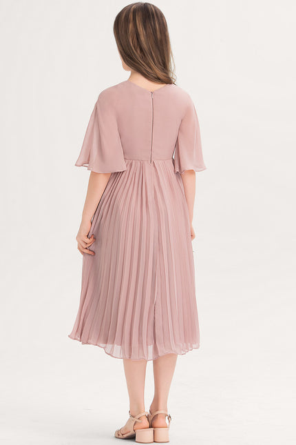 Robe Midi Plissée Douce - gallery 4