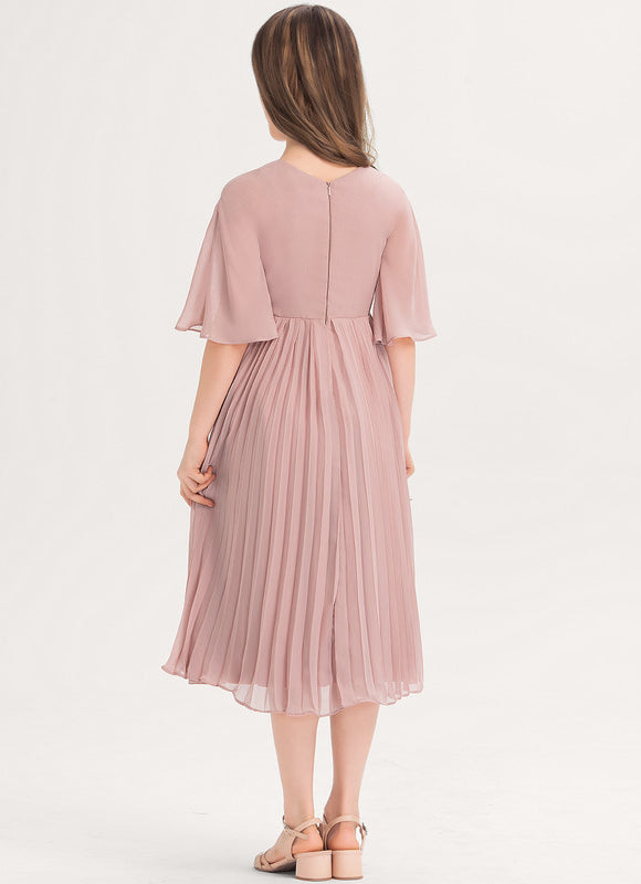 Robe Midi Plissée Douce - gallery 4