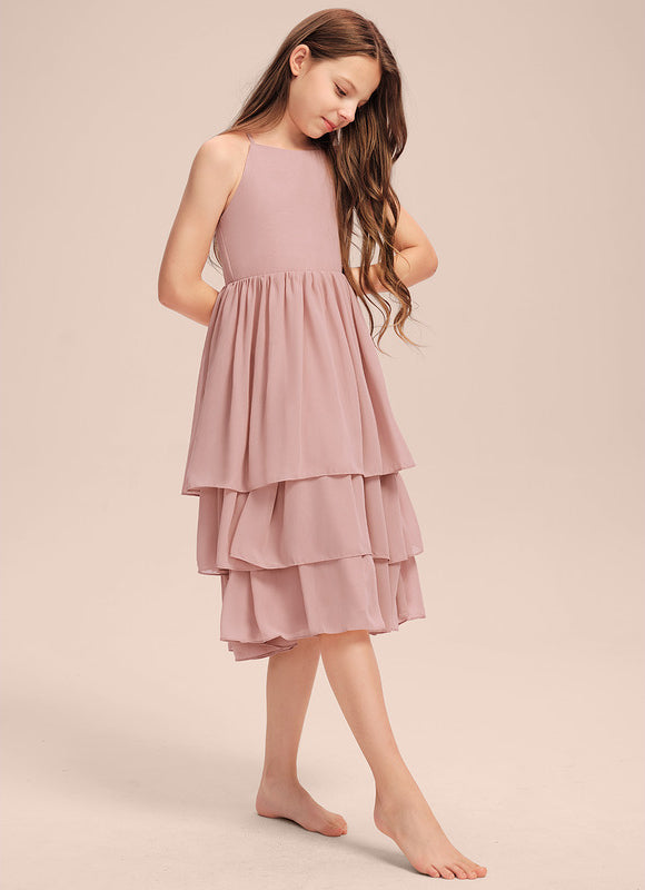 Robe Midi Volante Rose - gallery 5