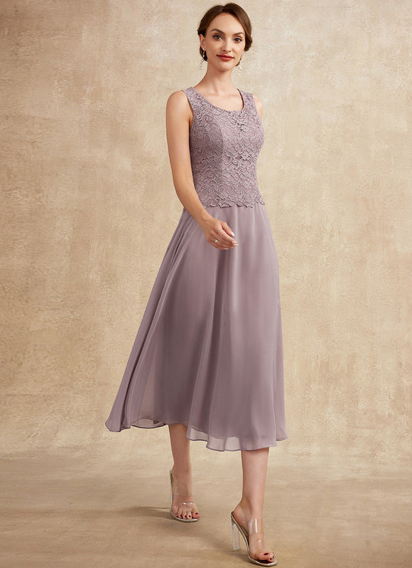 Robe Midi Flottante Lavande - gallery 6
