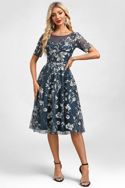Midi Robe De Cérémonie Femme - gallery 2