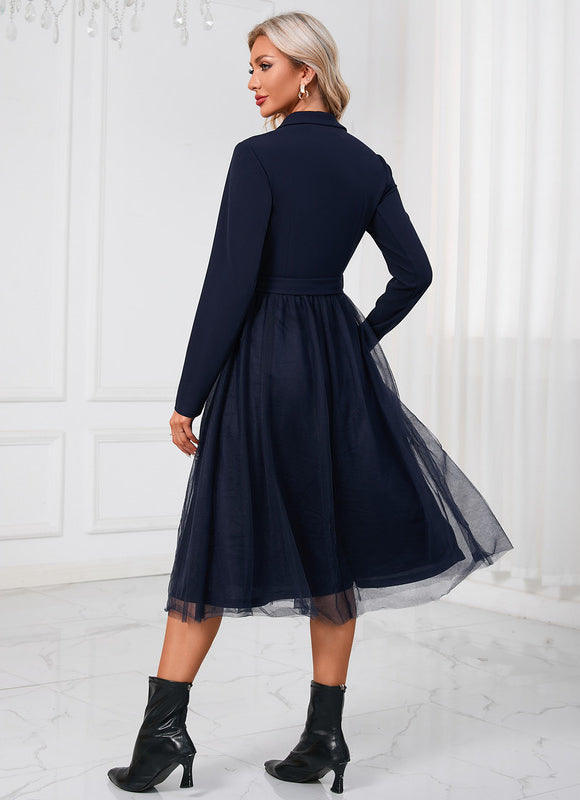 Robe Midi Élégante Tulle - gallery 6