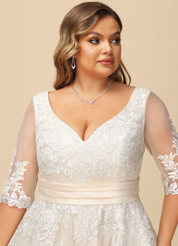 Robe Midi Élégance Crème - gallery 8